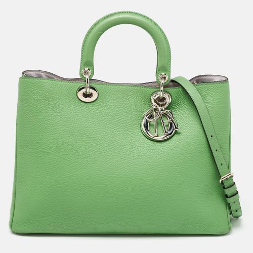 Dior Green Leather Large Diorissimo Shopper Tote - Dior - Modalova