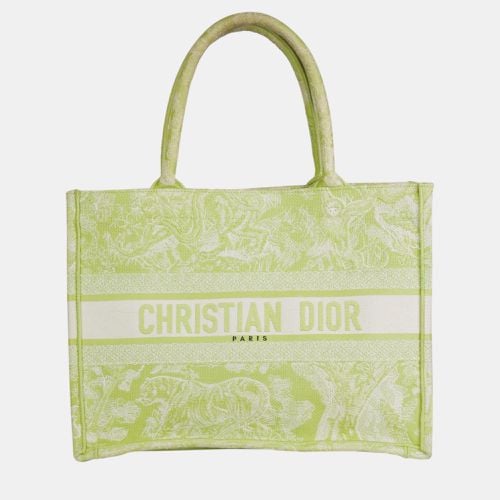 Toile de Jouy Canvas Medium Book Tote Bag - Dior - Modalova