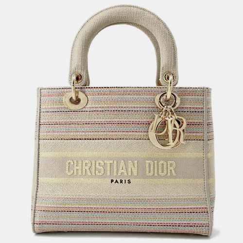 Dior Multicolor Canvas Medium Lady D-Lite Handbag - Dior - Modalova