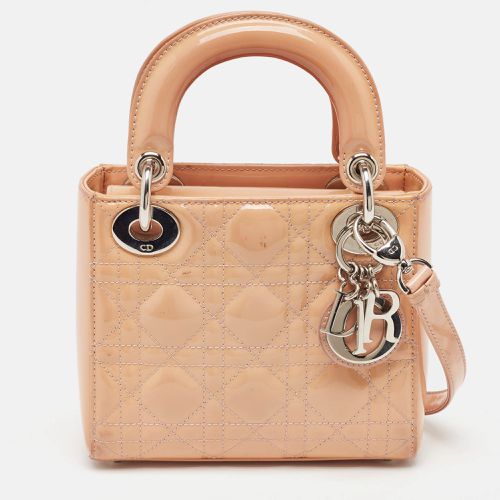 Cannage Patent Leather Mini Lady Tote - Dior - Modalova