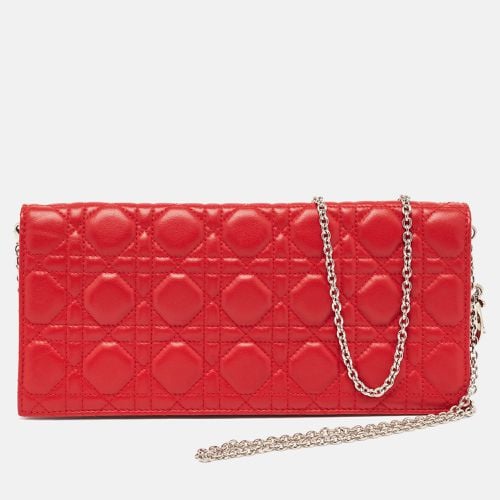 Cannage Leather Lady Chain Clutch - Dior - Modalova