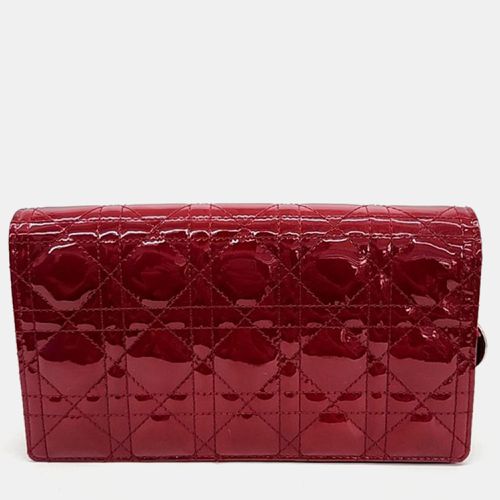 Chanel Red Patent Leather Cannage Chain Crossbody Bag - Dior - Modalova