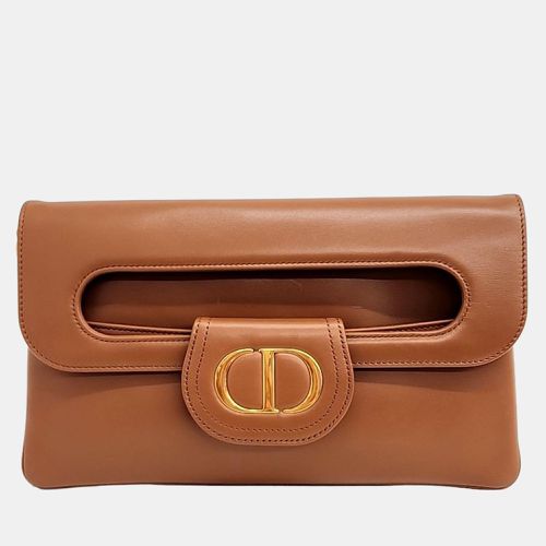 Leather Medium Clutch Bag - Dior - Modalova