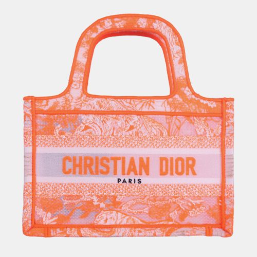 Neon Canvas Mini Book Tote Bag - Dior - Modalova