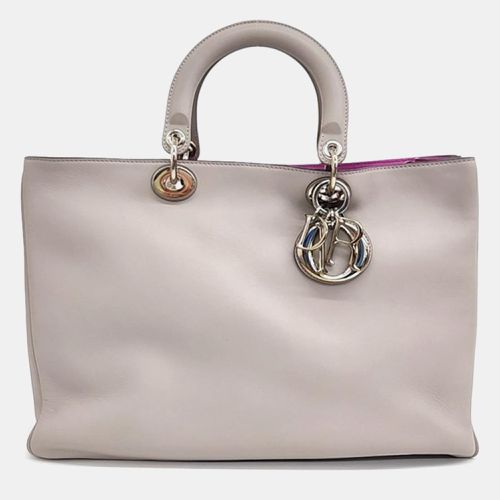 Dior Grey Leather Diorissimo Tote Bag - Dior - Modalova