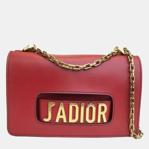 Dior Red Leather Medium J'Adior Shoulder Bag - Dior - Modalova