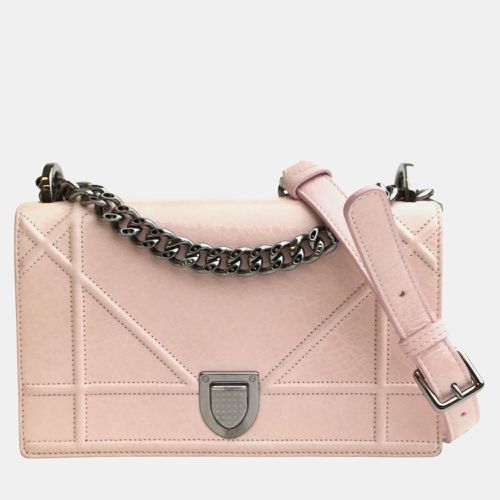 Dior Pink Leather Small Diorama Shoulder Bag - Dior - Modalova