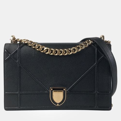 Dior Black Leather Medium Diorama Shoulder Bag - Dior - Modalova