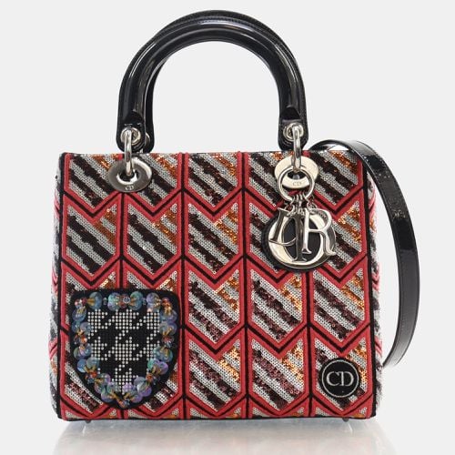 Dior Multicolor Leather and Sequin Medium Lady Dior Tote Bag - Dior - Modalova