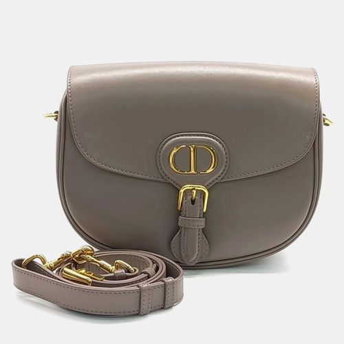 Dior Beige Brown Leather Medium Bobby Shoulder Bag - Dior - Modalova