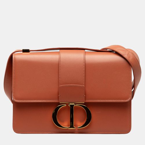 Dior Brown Leather 30 Montaigne Flap Bag - Dior - Modalova