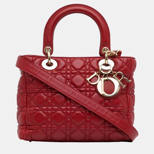 Medium Calfskin Cannage Supple Lady - Dior - Modalova