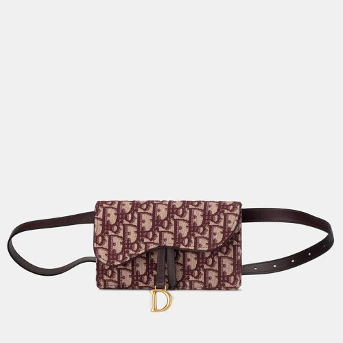 Dior Oblique Canvas Saddle Belt Bag - Dior - Modalova