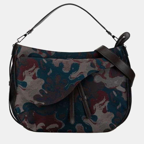 Dior x Peter Doig Camouflage Saddle Bag - Dior - Modalova