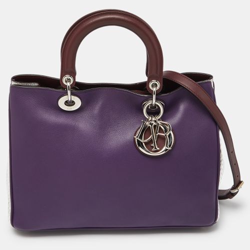 Dior Multicolor Leather and Python Medium Diorissimo Shopper Tote - Dior - Modalova