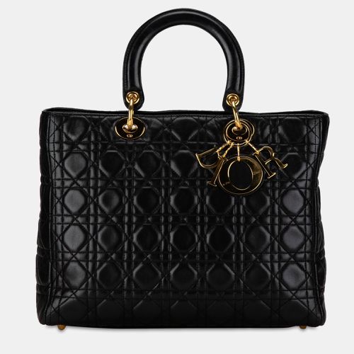 Dior Large Lambskin Cannage Lady Dior - Dior - Modalova