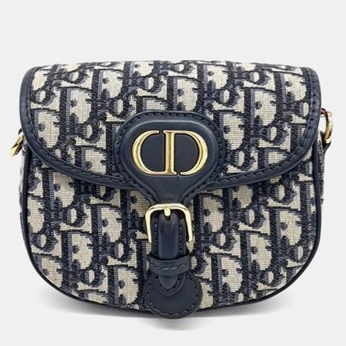 Dior Navy Blue Oblique Canvas Small Bobby Shoulder Bag - Dior - Modalova