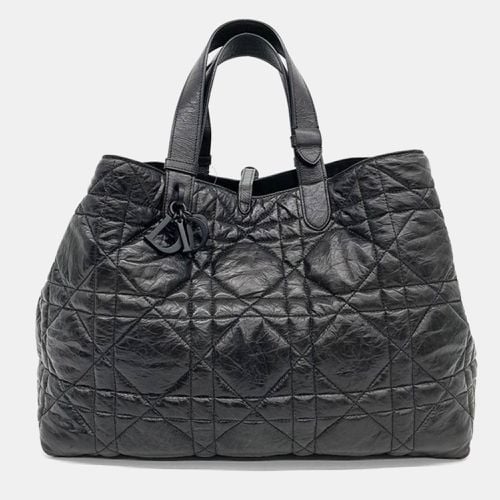 Dior Black Leather Large Toujours Tote Bag - Dior - Modalova