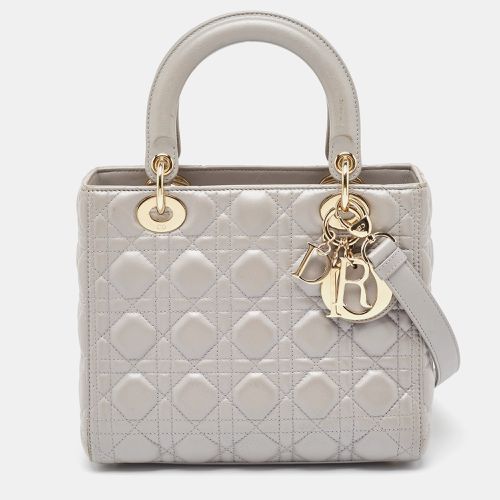 Cannage Leather Medium Lady Tote - Dior - Modalova