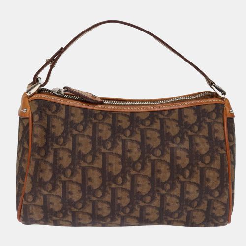 Dior Brown Canvas Trotter Shoulder Bag - Dior - Modalova