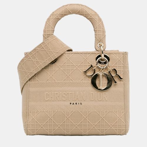 Dior Beige Medium Cannage Lady D-Lite - Dior - Modalova