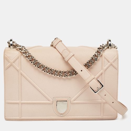 Dior Light Peach Leather Medium Diorama Flap Shoulder Bag - Dior - Modalova