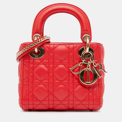 Dior Mini Lambskin Cannage Lady Dior Bag - Dior - Modalova