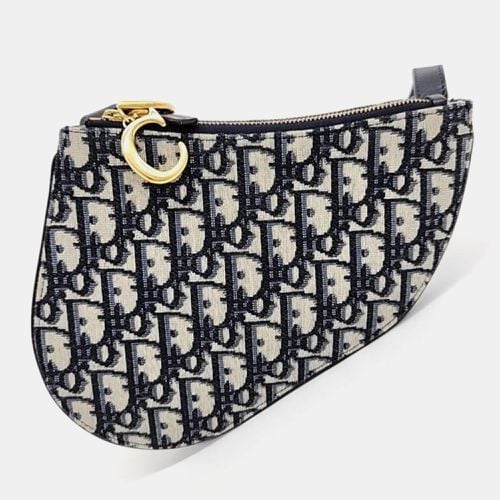 Christian Dior Navy Blue Oblique Saddle Crossbody bag - Dior - Modalova