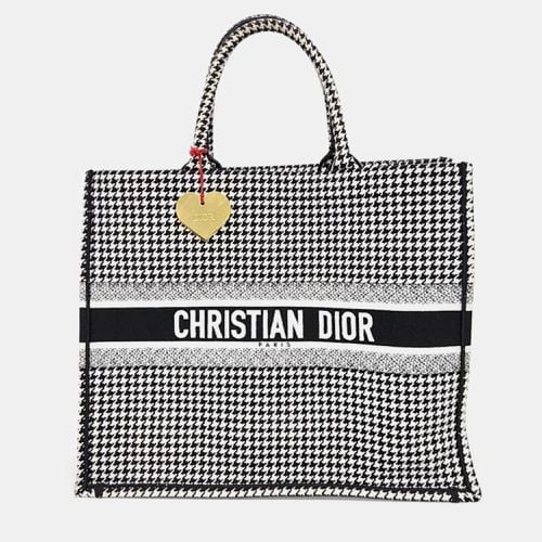 Christian Dior Black Canvas Book Tote 42 Bag - Dior - Modalova