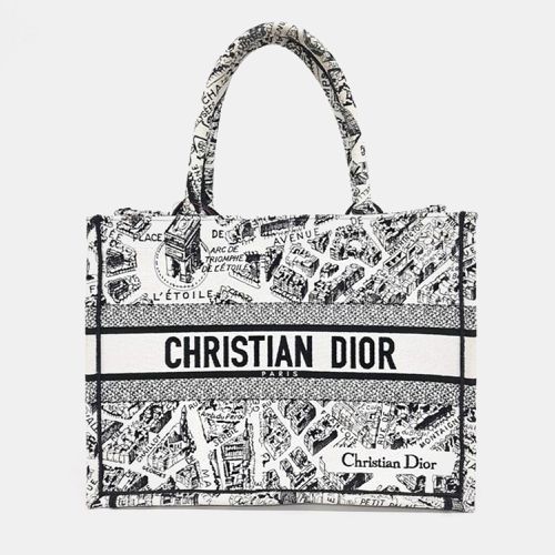 Christian Dior Black Canvas Book Tote 36 Bag - Dior - Modalova