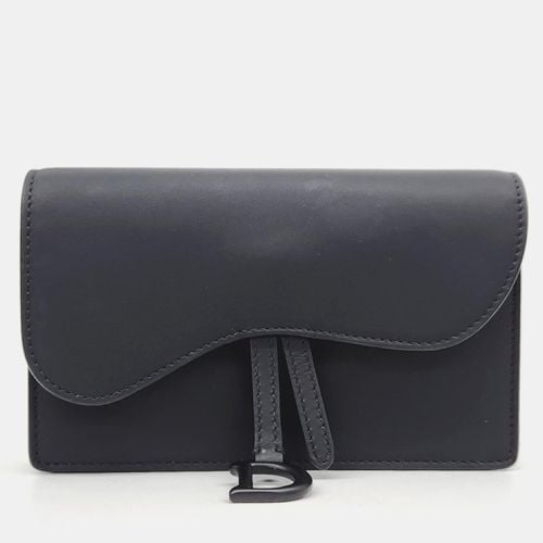 Christian Dior Black Leather Saddle Belt Bag - Dior - Modalova