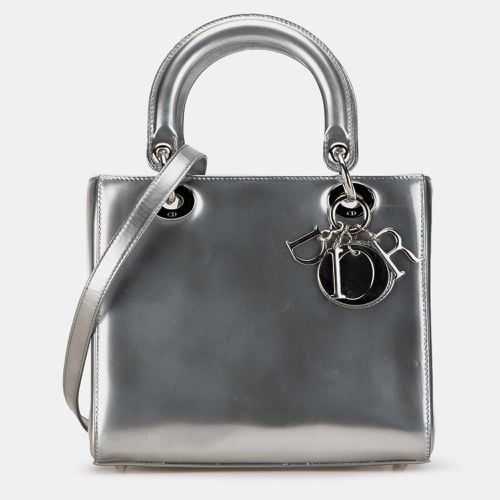 Dior Medium Metallic Patent Lady Dior - Dior - Modalova