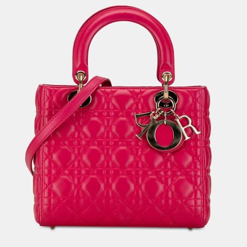 Dior Medium Lambskin Cannage Lady Dior - Dior - Modalova