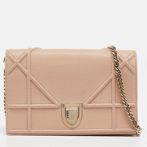 Dior Beige Leather Diorama Wallet on Chain - Dior - Modalova