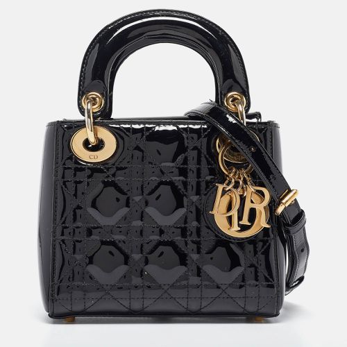 Cannage Patent Leather Mini Lady Tote - Dior - Modalova