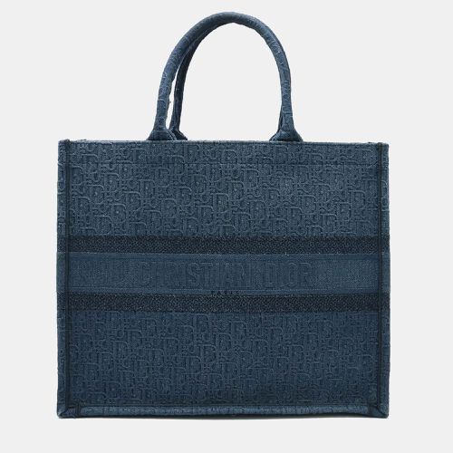 Dior Blue Canvas Large Book Tote Tote Bag - Dior - Modalova