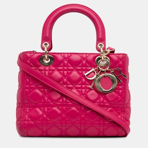 Medium Lambskin Cannage Lady - Dior - Modalova