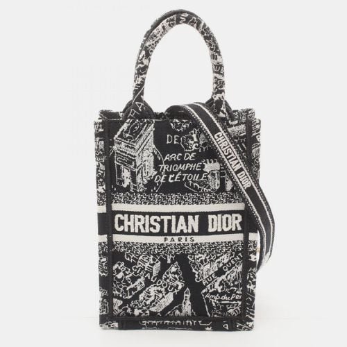 Dior Black/White Mini Vertical Dior Book Tote Bag - Dior - Modalova