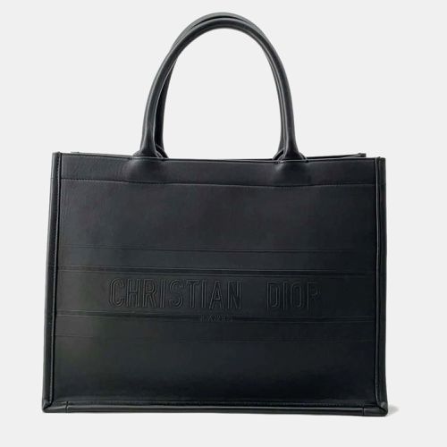 Dior Black Leather Medium Book Tote Tote Bag - Dior - Modalova