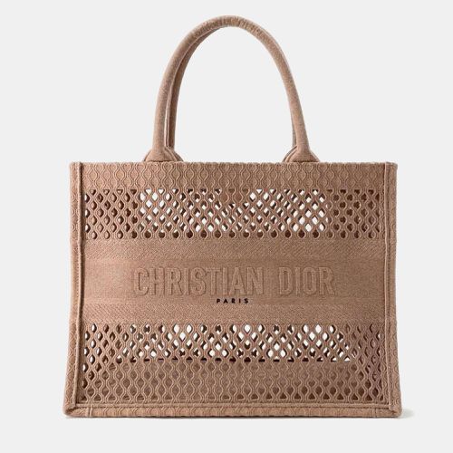 Dior Pink Canvas Medium Mesh Book Tote Tote Bag - Dior - Modalova