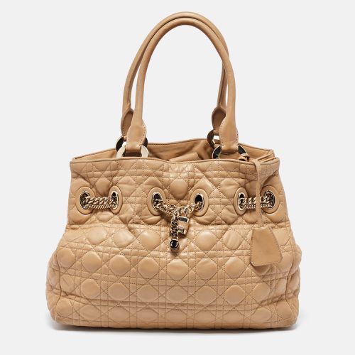 Dior Beige Cannage Leather Chri Chri Chain Tote - Dior - Modalova