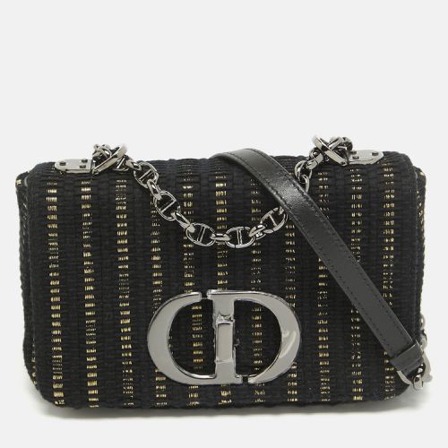 Dior Black/Gold Embroidered Fabric Small Caro Shoulder Bag - Dior - Modalova