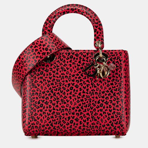 Dior Medium Calfskin Leopard Print Lady Dior - Dior - Modalova