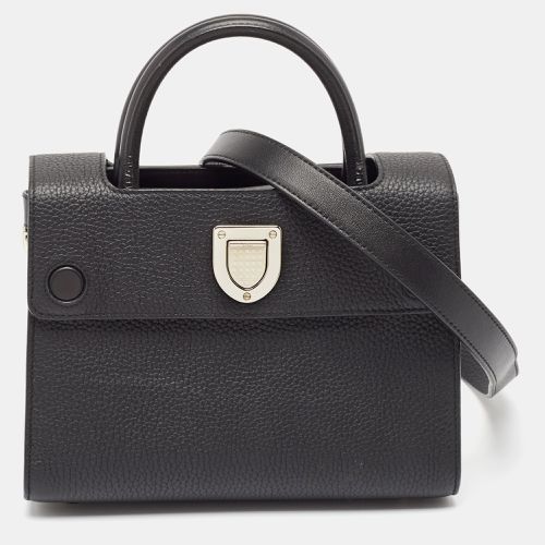 Dior Black Leather Mini Diorever Top Handle Bag - Dior - Modalova