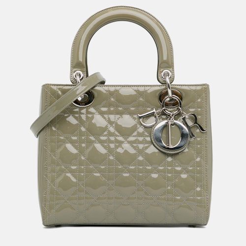 Medium Patent Cannage Lady Dior - Dior - Modalova