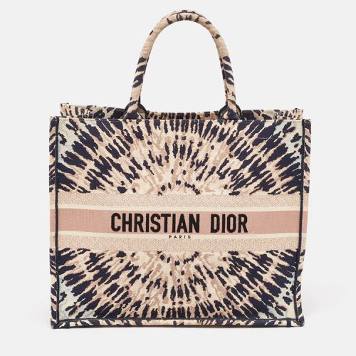 Dior Multicolor Canvas Tie & Dior Embroidered Book Tote - Dior - Modalova