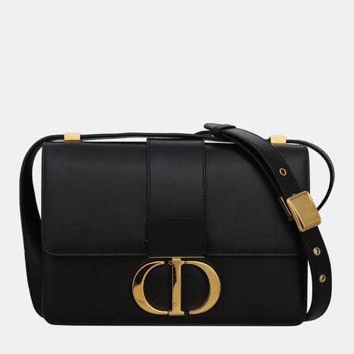 Dior Black Leather Montaigne 30 Shoulder Bag - Dior - Modalova