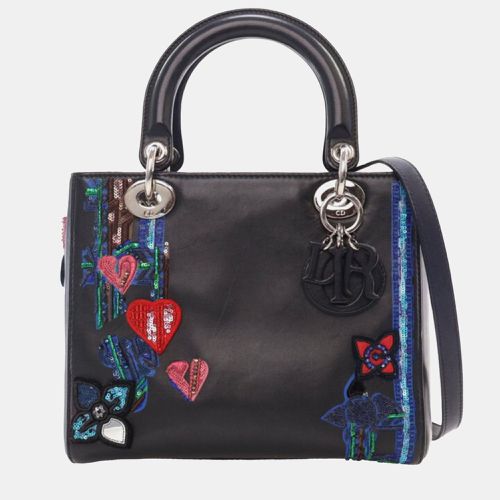 Dior Medium Calfskin Embroidered Lady Dior - Dior - Modalova