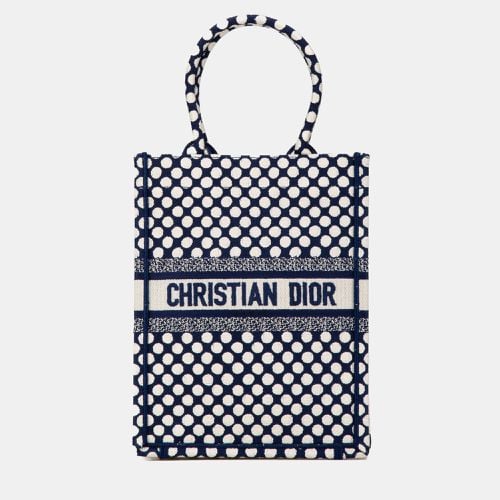 Dior Blue DiorAmour Dots Vertical Book Tote Bag - Dior - Modalova