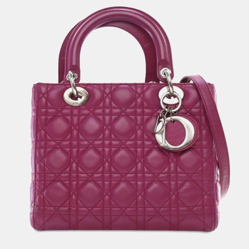 Dior Medium Calfskin Cannage Lady Dior - Dior - Modalova